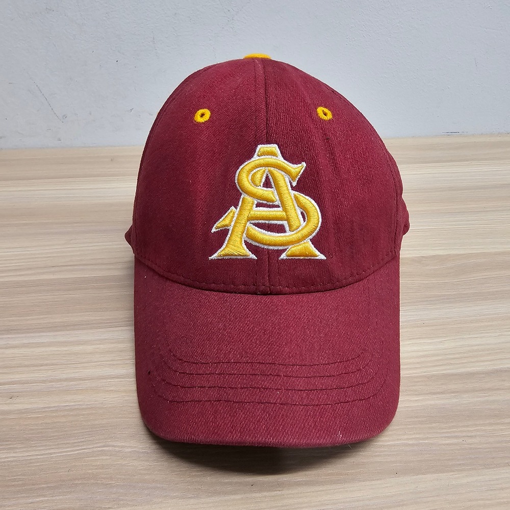 Arizona State Sun Devils Hat YOUTH Maroon Gold‎ NCAA Fitted Cap University